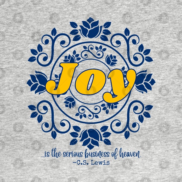 Joy CS Lewis by Little Fishes Catholic Tees